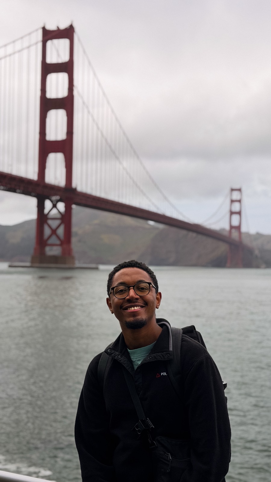 Muso at the Golden Gate Bridge